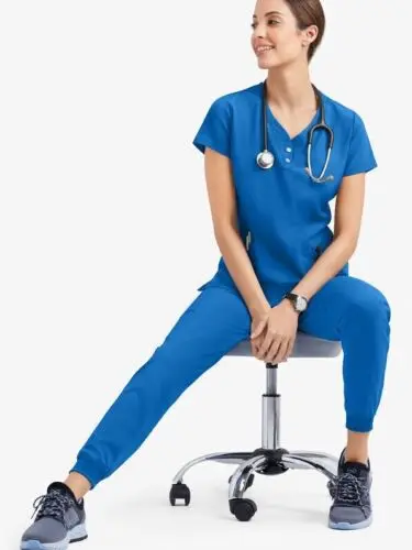 Tuta da Jogging smerigliata da donna Babyoung Nurse, uniforme medica ospedaliera del medico