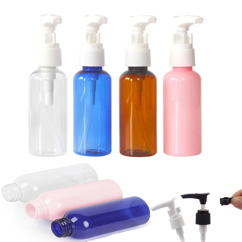 10Pcs Refillable 30/50/100/150ml Empty Plastic Pump Bottles Pump Dispenser For  Lotions Shampoo Cleaning Products Hand Sanitizer