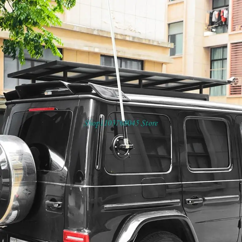R53F Heavy Type Rusts Proof Flag Poles Brackets For Desert Off Roading Adventures