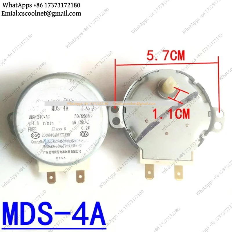 1Pcs 220V 4W Synchronous Turntable Motor for Midea Microwave Oven Replacement Repair Parts
