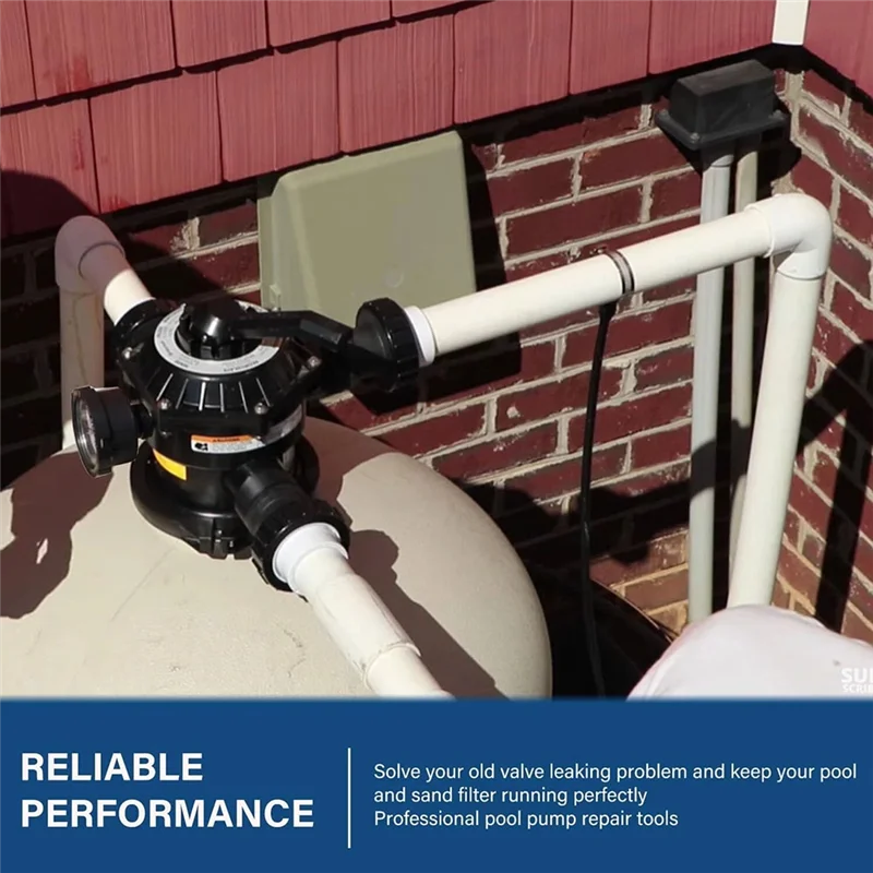 

ABUG-Top Mount Multiport Valve 1-1/2'' 6 Way Clamp Style Valve For Pool & Spa Sand Filter