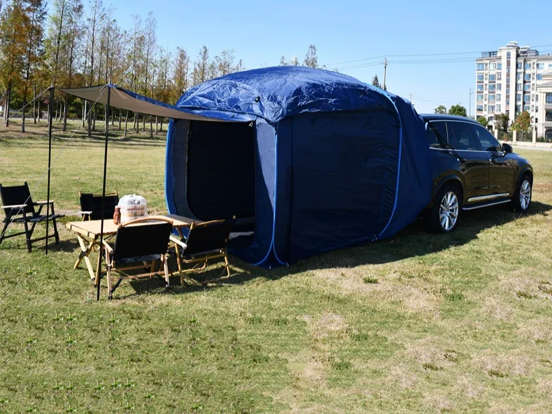 Automatic quick-driving rear tent free to build outdoor car