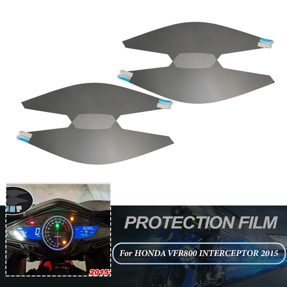 

Motorcycle Instrument Dashboard Cluster Scratch Protection Film Screen Protector 2PCS For HONDA VFR800 VFR 800 INTERCEPTOR 2015