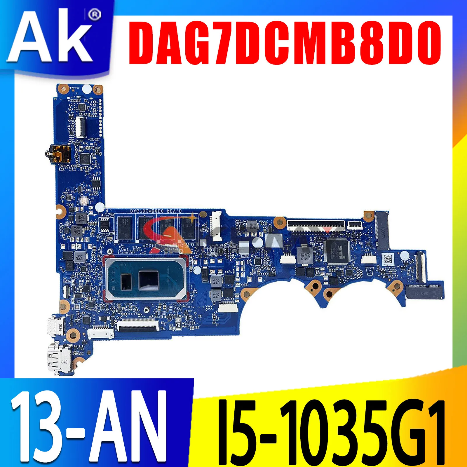 

Shenzhen L68367-601 L68368-601 L68365-601 Mainboard For HP Pavilion 13-AN Laptop Motherboard DAG7DCMB8D0 with I5-1035G1