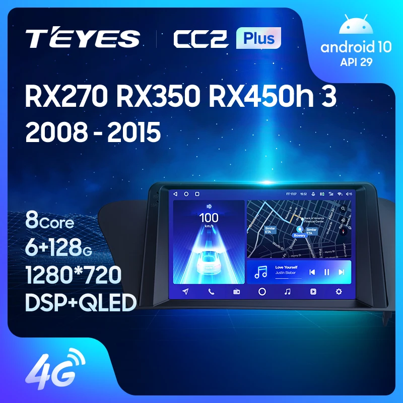 TEYES CC2 Plus For Lexus RX270 RX350 RX450h AL10 III 3 2008 - 2015 Car Radio Multimedia Video Player Navigation GPS Android No 2din 2 din dvd