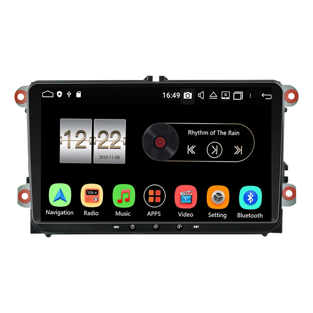 Car Radio Android with Full Touch for 9 Inch Android 8.1 for VW Passat Golf MK5 MK6 Jetta T5 EOS POLO Car Stereo Dashboard 32GB