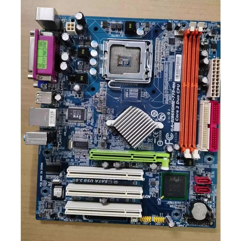 GA-8I865GME-775 Desktop Motherboard LGA775 AGP 8X Dual IDE Integrated Graphics DDR400 Original Used Mainboard