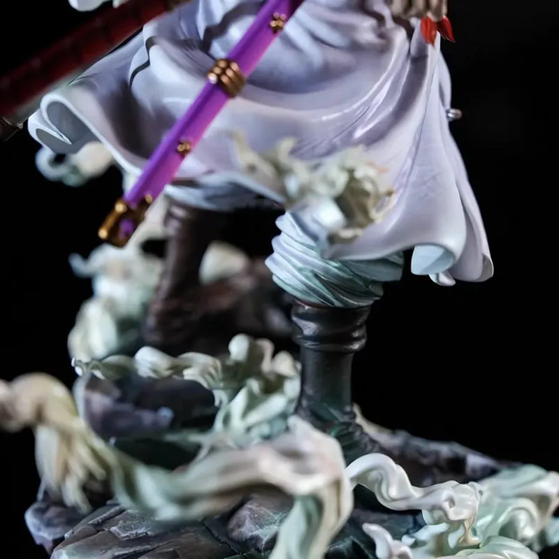 28cm One Piece Nika Zoro Double Head Sculpt Figures Anime Figure