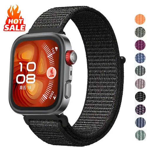 Correa de nailon para huawei watch fit 4 pro, pulsera deportiva, pulsera transpirable, correa para huawei watch Fit 3-Fit 4, accesorios