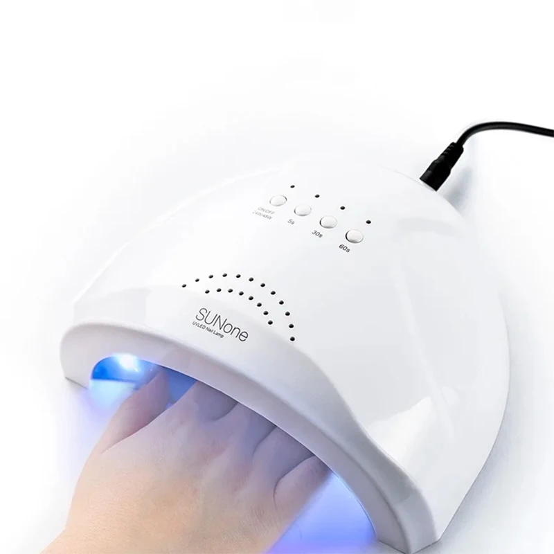 48W UV dry nail light Intelligent Led nail glue curing light Professional dry nail light automatic quick drying nail art tool