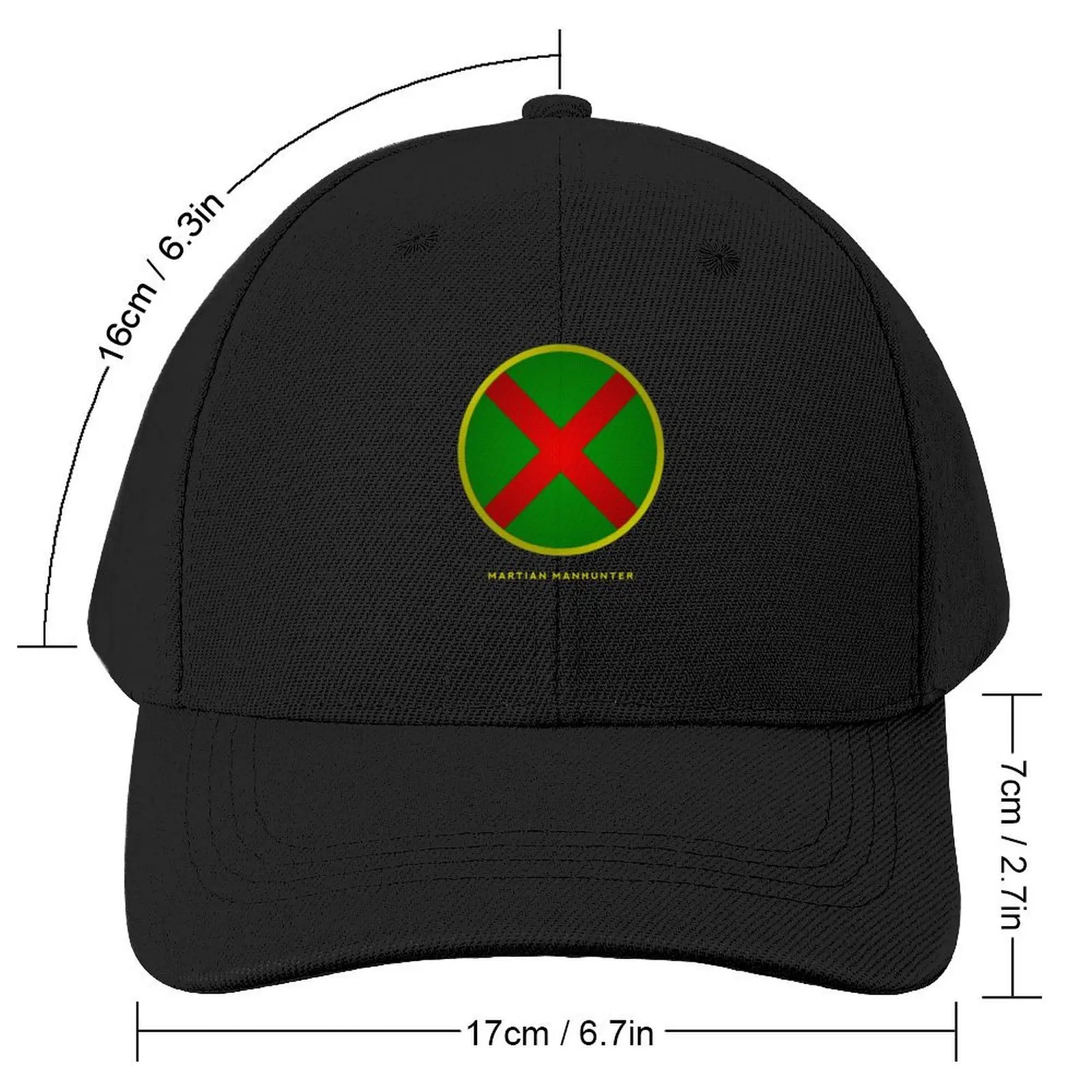 Martian Manhunter New Logo design Baseball Cap Gentleman Hat Anime Hat Rave Women's Men's