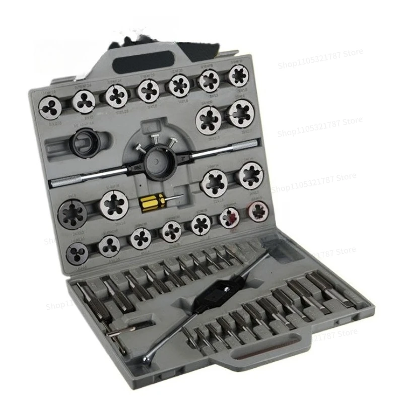 Alloy Steel 45-piece Set Metric Tap Die Set 6-24 Hand Wire Tapping Wrench Twist Combination Set