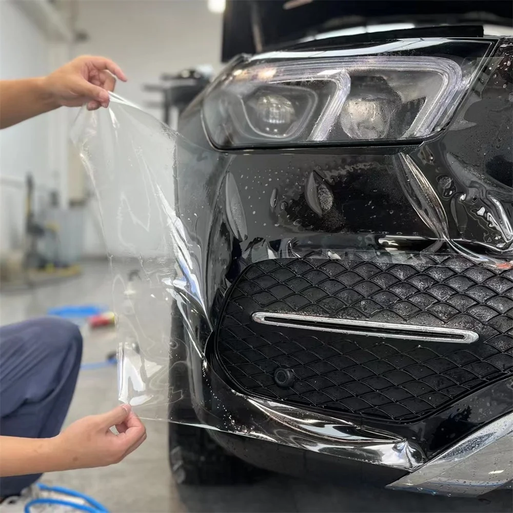 

Hot Repairing Self-adhesive Anti Yellow Transparent TPU Clear 6.5mil Anti Scratch Ppf Car Film