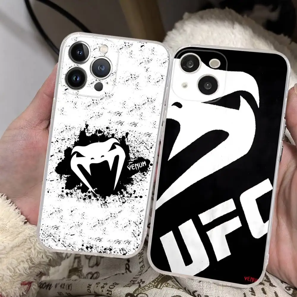 Funda de silicona V-Venum de alta gama para iPhone 16, 15 Pro Max, iPhone 14, 11, 12, 13 Pro