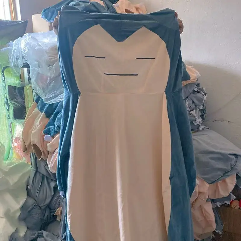 

200cm Pokemon Giant Snorlax Anime Plush Toys Kawaii Soft Snorlax Leather Shell Plushie NO Filling Pillow Gifts for Children Xmas