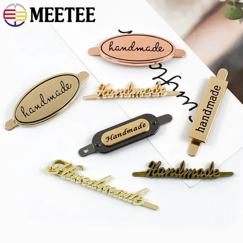 10/20Pcs Metal Decorative Buckles for Bag Handmade Tag Labels Purses Clothes Handcraft Clasp Button DIY Hardware Accessories view 5