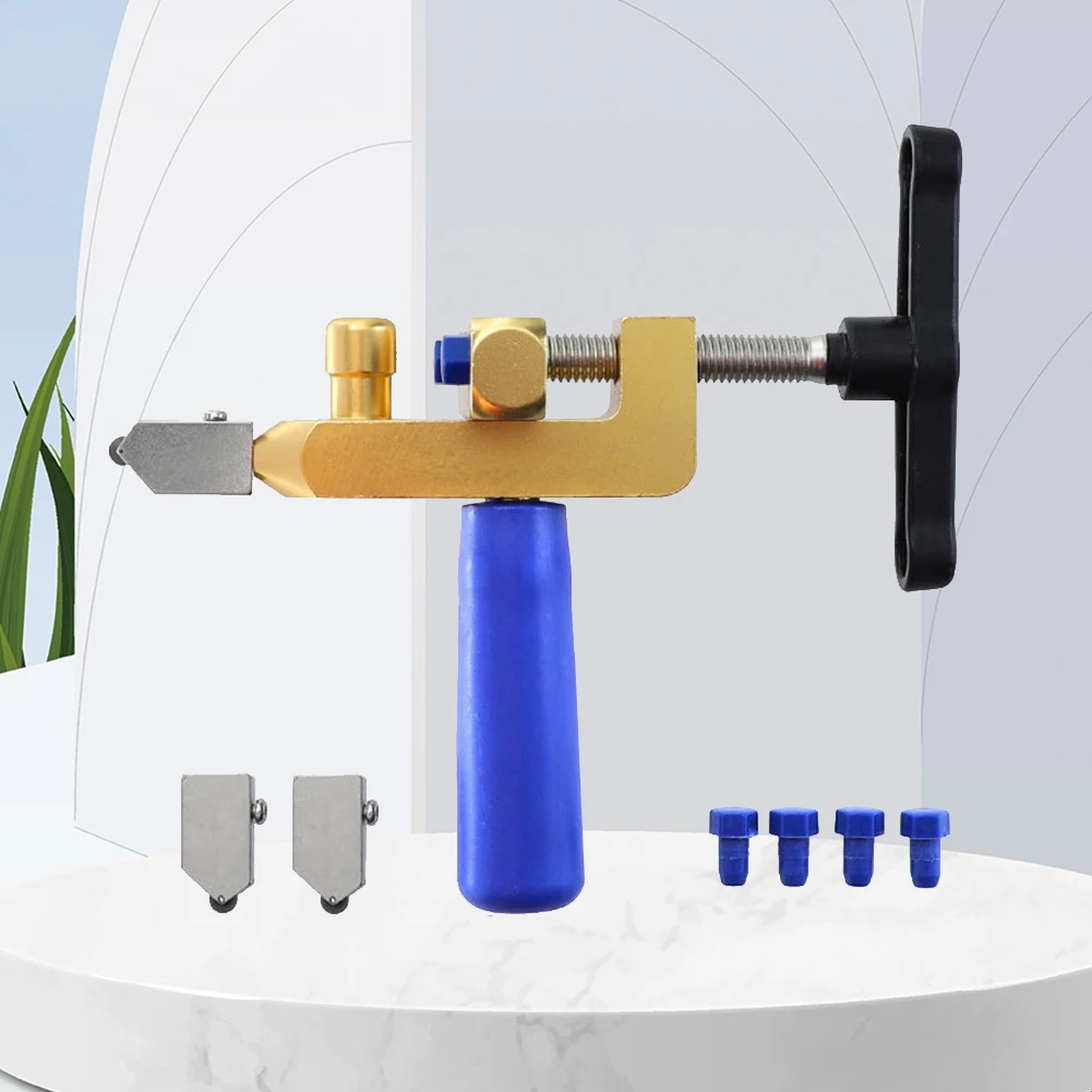 

Резак для стеклянной керамической плитки с ножом, колесо, Открыватель для керамической плитки, многофункциональный разрывной Магнитный нож, прочный для домашней резки «сделай сам»