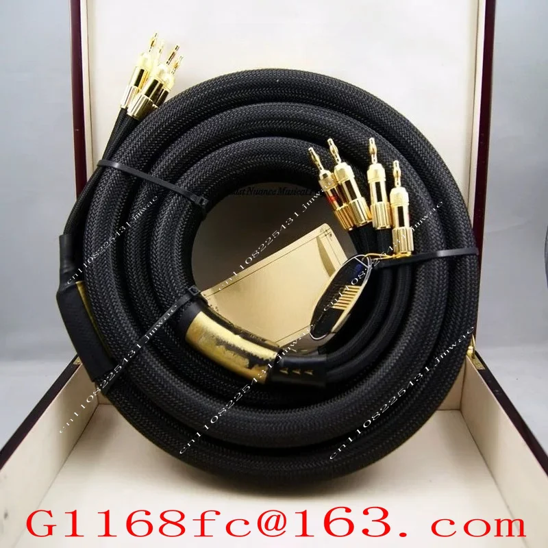 LA5101 Audio Speaker Cable Single Crystal Copper Main Speaker Connection Cable Banana Head Gallbladder Machine Amplifier