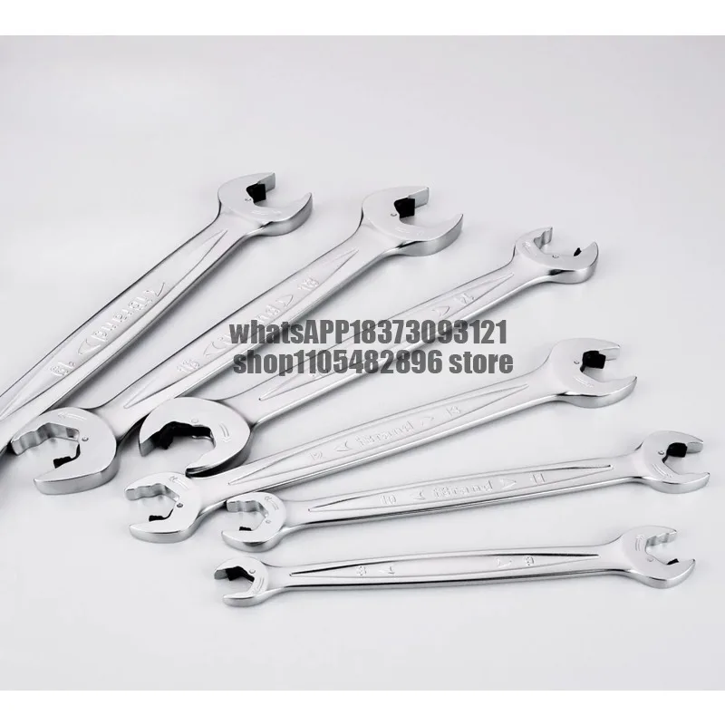 Imported upgraded version of double-headed YouTube fast ratchet wrench labor-saving opening multi-functional industrial grade