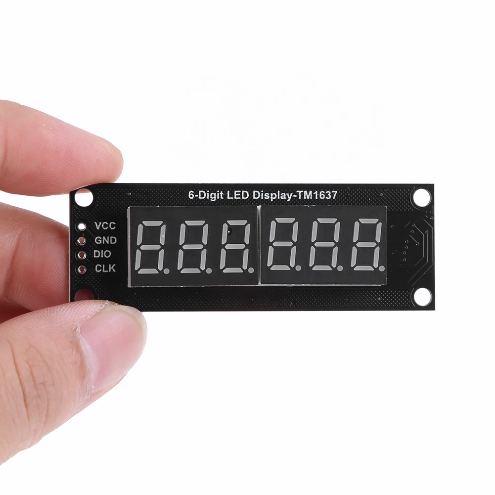 TM1637 LED Display Module for Arduino 6-Digit 7-Segment 0.36\'\'/0.56 Inch Time Clock Indicator Tube Module Red/Blue/Green/Yellow