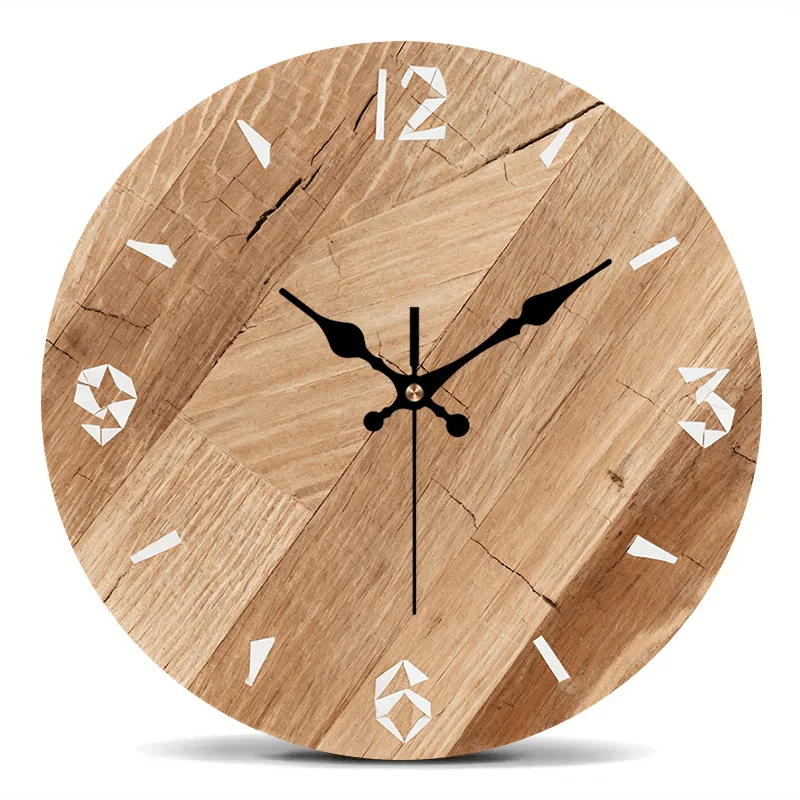 Single Piece, Minimalist Nordic-style PVC Wall Clock, Creative Silent Hanging Clock, Perfect for Decorating Bedrooms