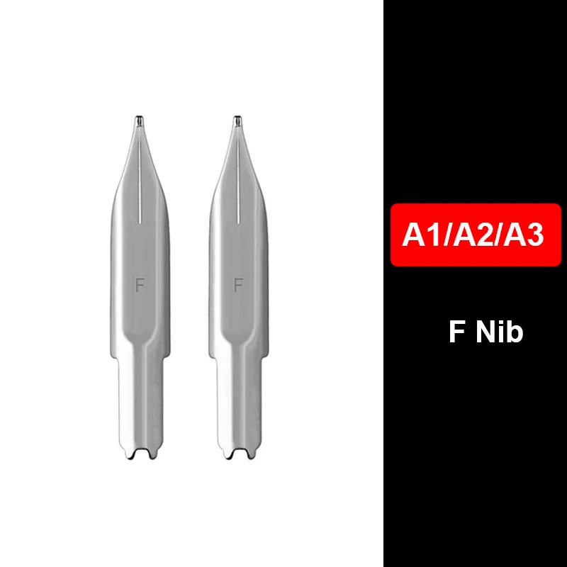 Imagem -06 - Imprensa Resina Fountain Canetas com Borracha Mat ef f Nib Fit para Mahohn a1 a2 a3 Ink Pen Acessórios Escrita Nib Substituir