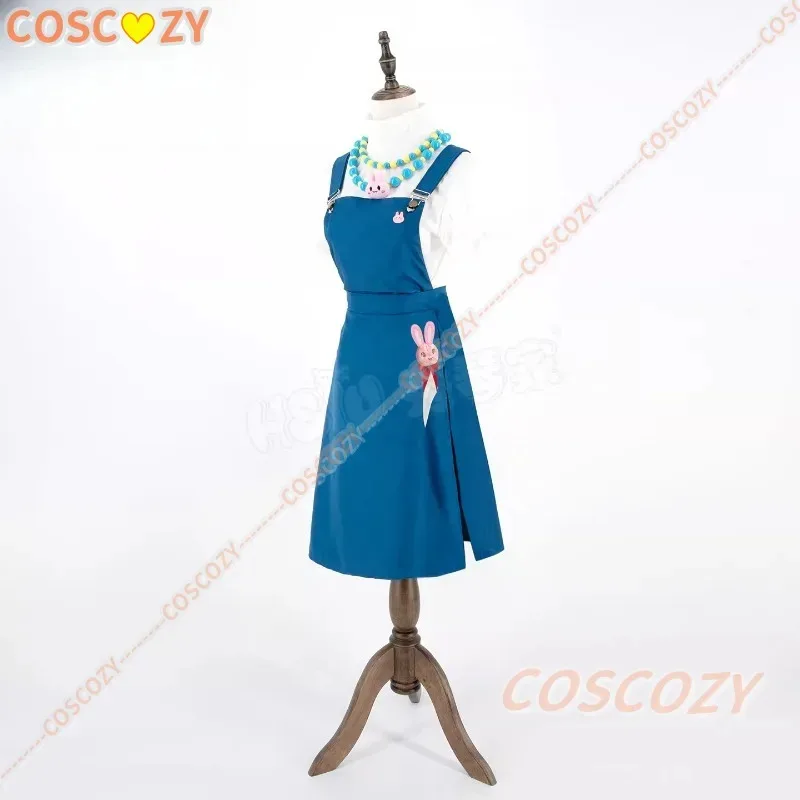 أنيمي الشيطان لعبة لينك انقر تشياو لينغ تأثيري حلي شعر مستعار المرأة فستان جميل خادمة موحدة ملابس هالوين كرنفال حفلة البدلة