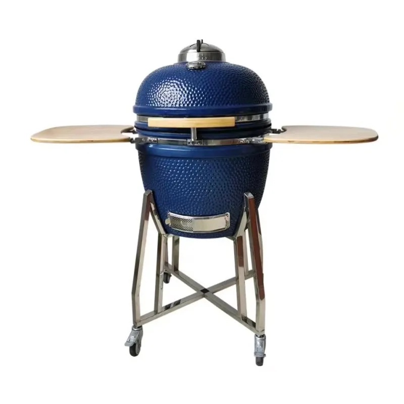 

24inch BBQ Grill Kamado Grill Outdoor Cooking with Charcoal Grill