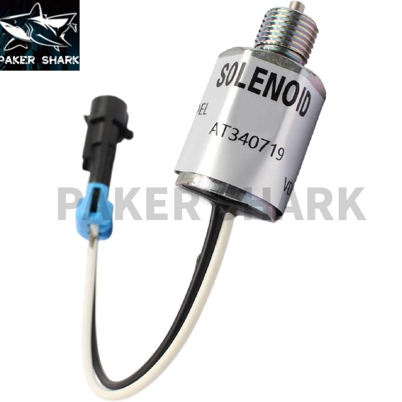 AT340719 Válvula Solenoide para JD 318D 320 320D 323D 326D 328D 332D 313 314G 315 317 318E 318G 319D 323E 324E 325 326D 329D 333D