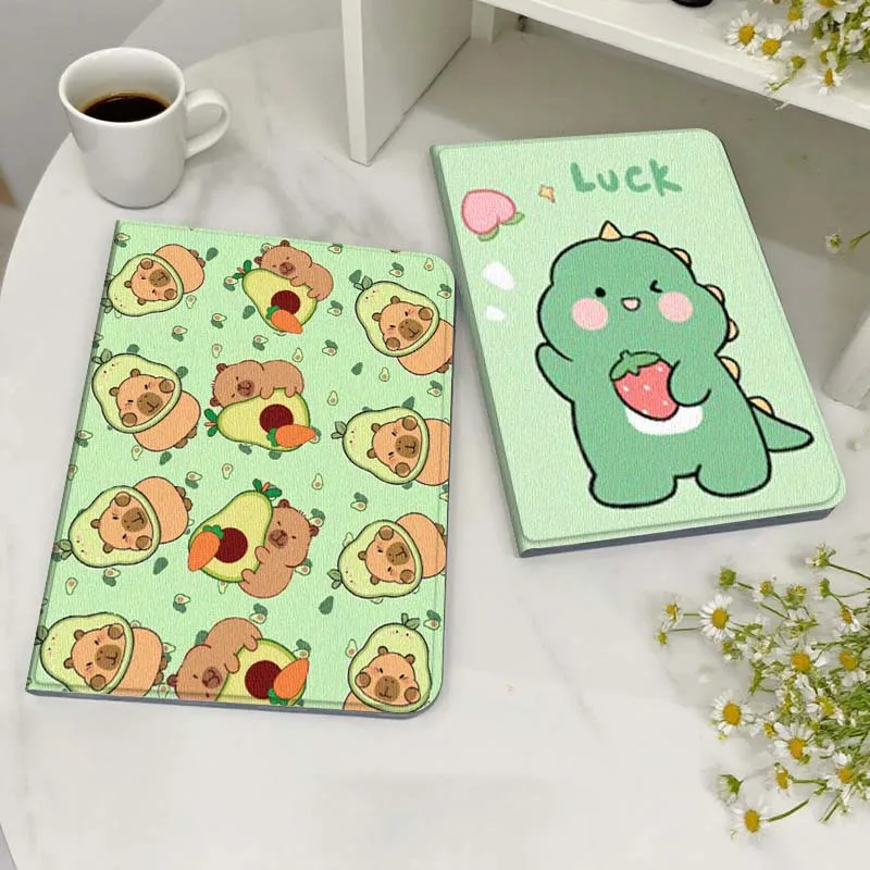 

Cute Bear Avocado Pattern For Xiaoxin Lenovo Tab Pad K11 K10 M10 P11 3rd Plus Pro Legion Y700 Y900 Gen4 2 Tablet Case Gift