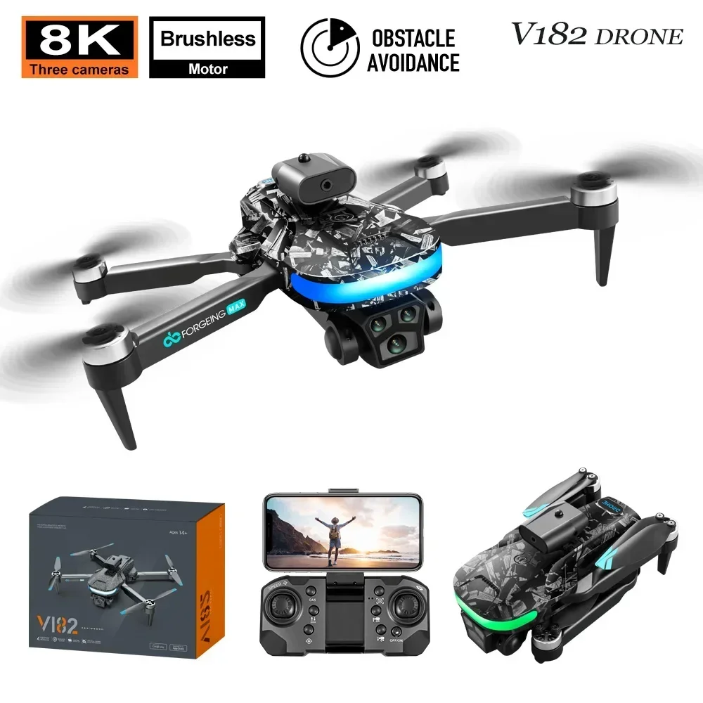 Xiaomi Mijia Drone V182 Professional Dual Camera Dron Quadcopter Brushless Aerial Photography Laser Obstacle Avoidance RC Toy