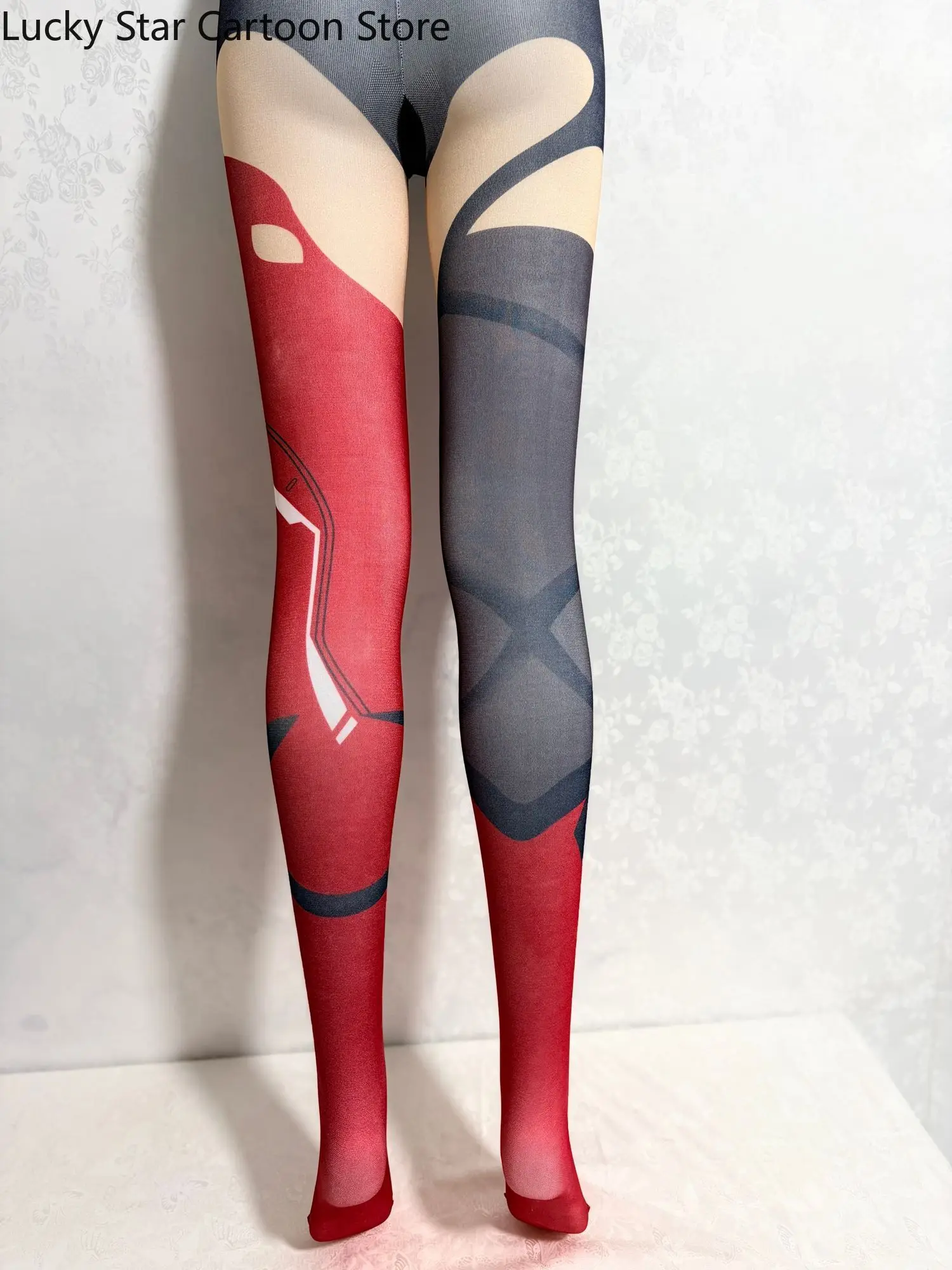 Game Murata Himeko Honkai Impact 3 Anime Printed Pantyhose Comic Con Prop Role Play Stocking Women Cosplay Halloween Gift view 6