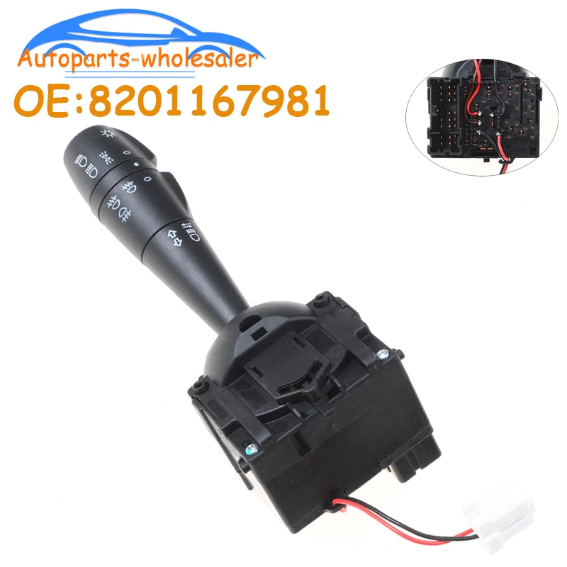 Interruptor indicador de columna de dirección 8201167981 255405005R para Dacia Dokker Express Duster Furgonato Lodgy Logan II Renault Clio IV