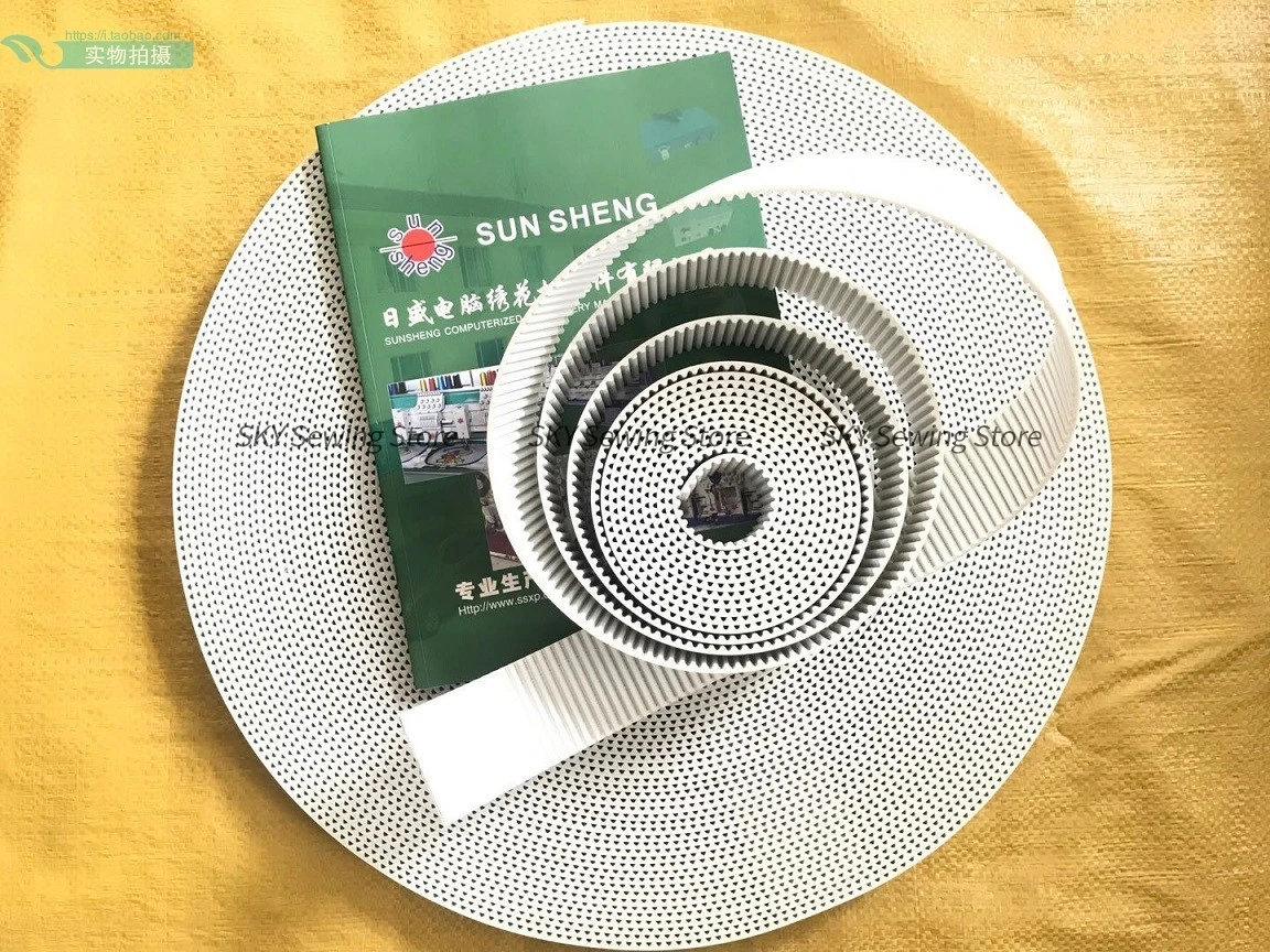 1M Frame Belt S5M*25 S5M*30 S5M*35 S5M*40 S5M*45 S5M*50 Trapezoidal Tooth S5m Tooth Open Belt for Barudan Tajima Swf Embroidery