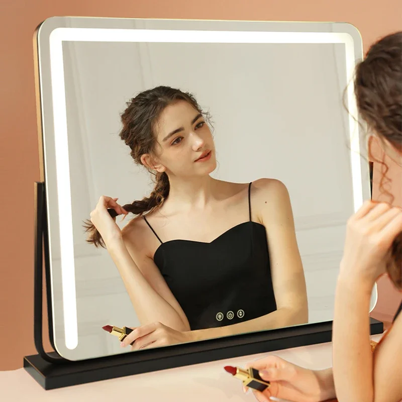 

Desk Funky Mirror Nordic Funky Cosmetics Portable Travel Nordic Girls Aesthetic Small Mirror Vanity Spiegel Wand Home Decoration