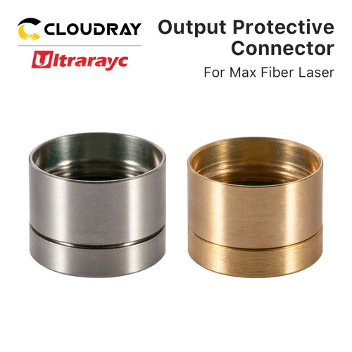 Imagen 2 del producto Ultrarayc Max conector protector de salida de fuente láser de fibra, grupo de lentes QBH, tapa protectora para máquina de corte láser Max