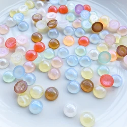 Mixed 14mm semicircle new quicksand Rhinestone flat back scrapbook 3d jewelry process decoration 30pcs/lot