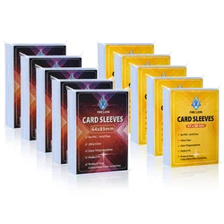 100 PCS 61X88/64x89mm Two Sizes Inner Card Sleeves Perfect Fit YGO/MGT Game Cards Inner Card Sleeves Is Smooth And Tough