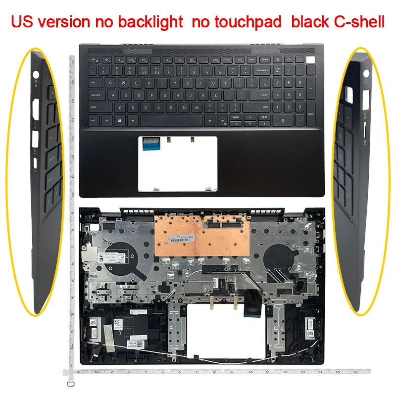 US Backlit keyboard for Dell 15-7591 7590 5593 5598 5590 5584 5594 P42E P90F Inspiron 3501 3505 5509 7306 7506 2in1/Vostro 7000