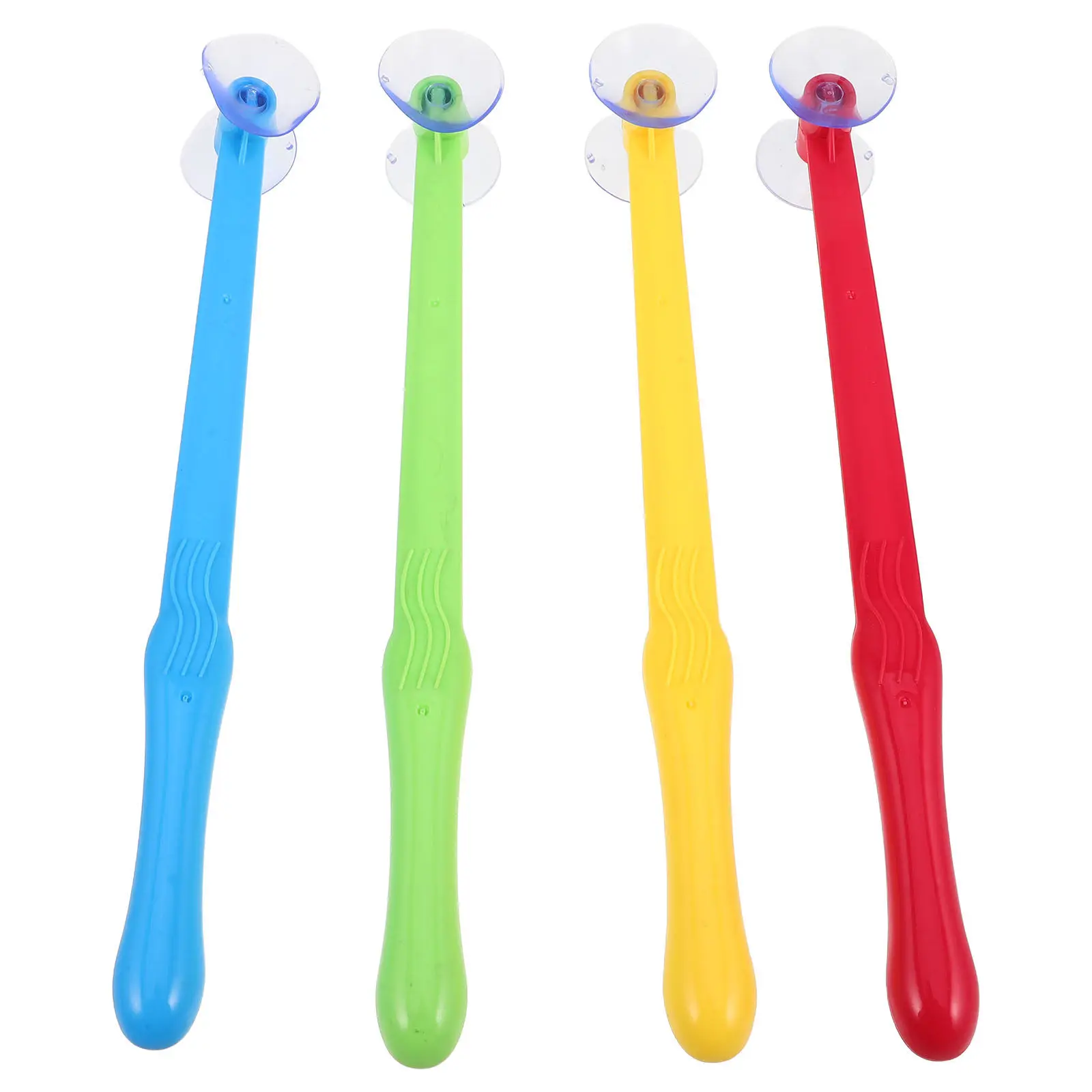 

4Pcs Kids Suction Cup Hammer Set Early Education Reaction Interaction Plastic Hammer Plaything Activity Game