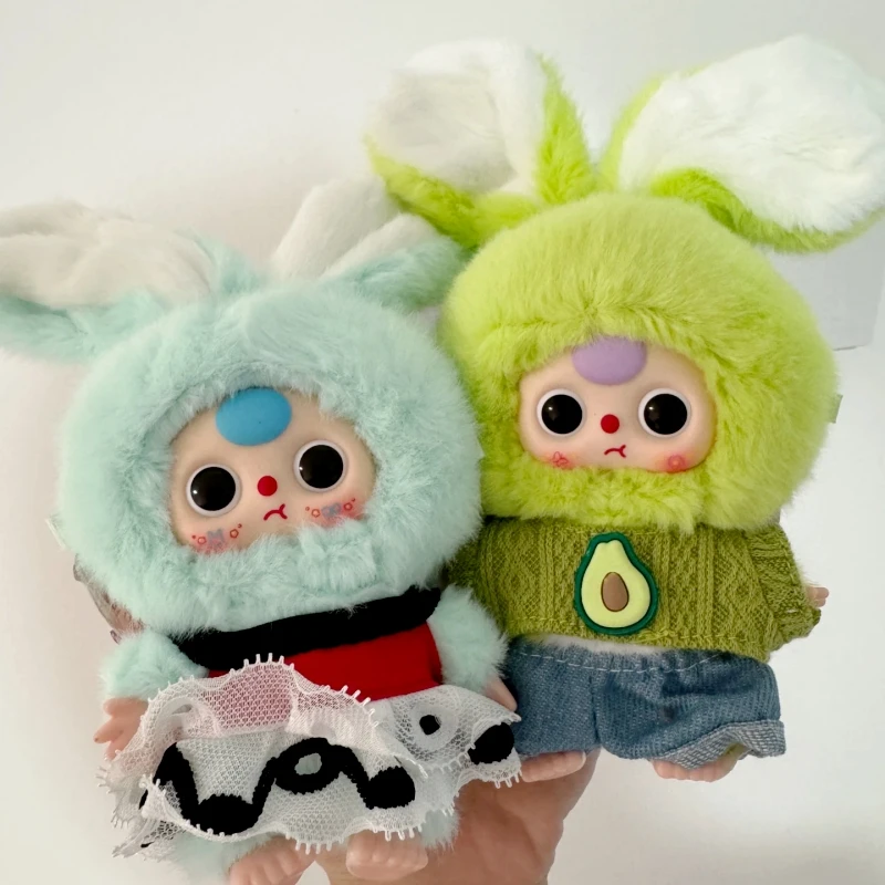 정품 미니어처 토끼 시리즈 블라인드 박스 수집용 장난감 귀여운 펜던트 유행 선물 소녀용 데스크탑 장식품