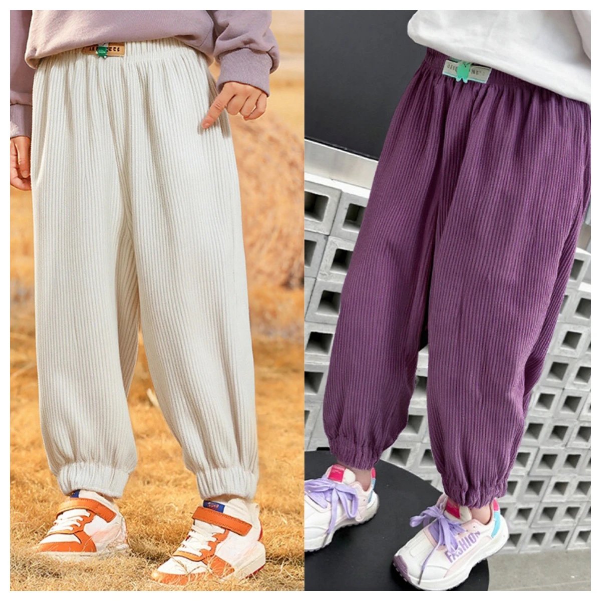 Neue Frühling Herbst Kinder Jogginghose Kleinkinder Solide Lose Fit Trendy Jungen Mädchen Track Hosen 1-6Y kinder Hosen Jungen kleidung