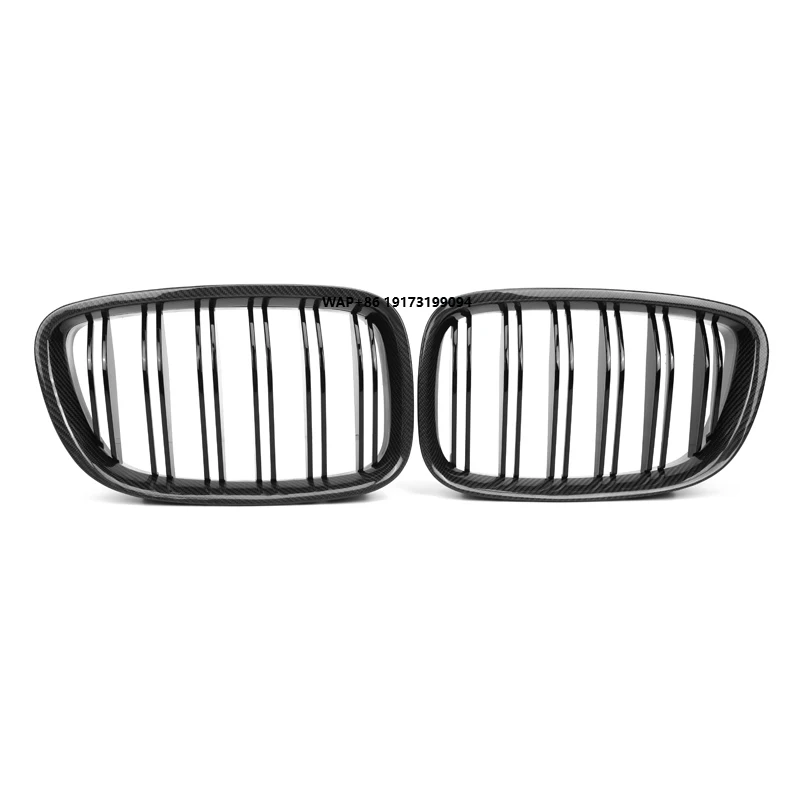 

Carbon Fiber for B-MW 5 Series GT F07 Single Slat Line Black Style Grill for B-MW 2010-2016 GT F07 Front Bumper Grille