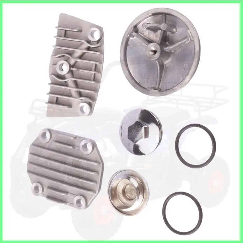 

Motorcycle Oil Cooler Adapter Engine Cylinder Cover Oil Cooler Horizontal Engine Adapter Engine Cylinder50cc 70cc 90cc 110cc