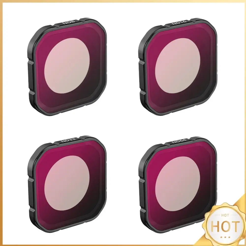 مجموعة مرشحات ND ND8/16/32/64 مرشح عدسة مرشح كاميرا رياضية لكاميرا الحركة Insta360 Ace Pro 2