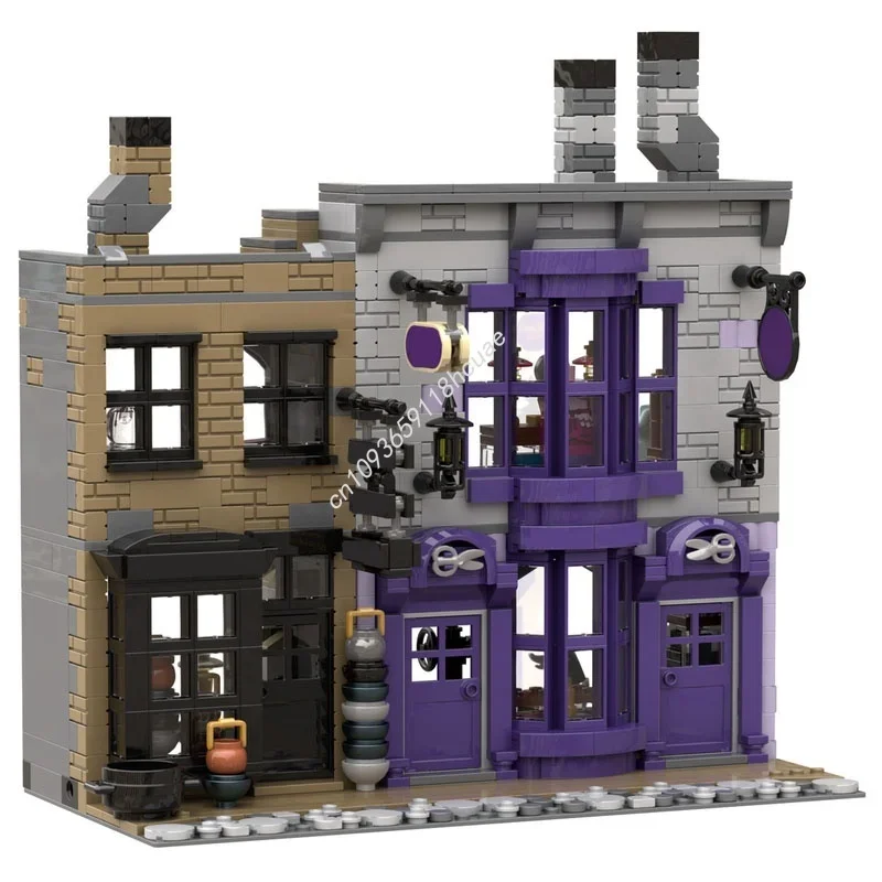 1130 Stück MOC Madam Malkin S Roben Alle Gelegenheiten Harry Modell Bausteine Spielzeug Architektur DIY Idee Ziegel Weihnachtsgeschenke Kinder