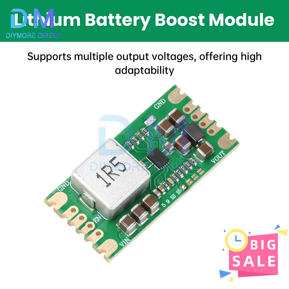 DC-DC Step up Module 3-14V to 5V/9V/12V/15V MP3429 Boost Power Module Lithium Battery Boost Module 21A