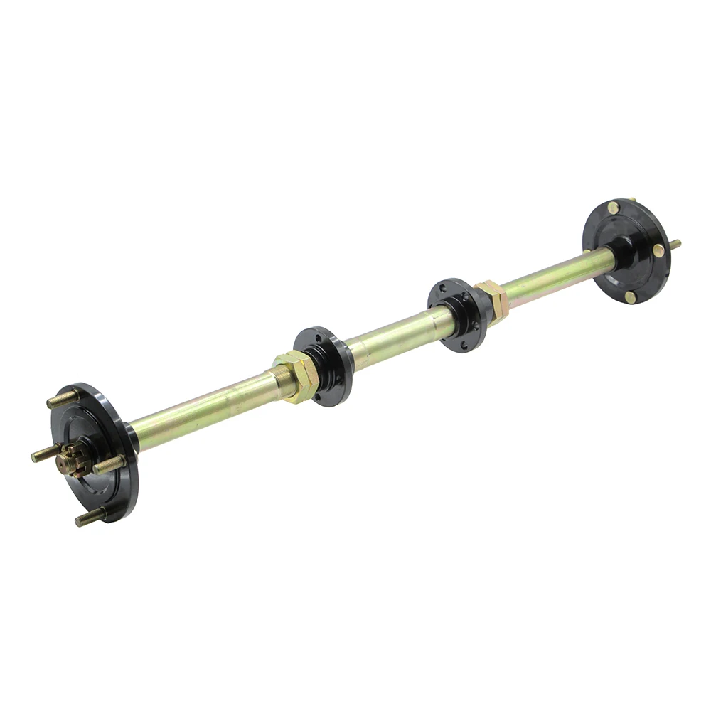 820mm Rear Axle Complete Assembly With Bracket Hub For DIY 150cc-250cc ATV Shockproof Frame UTV Buggy Quad Bike Accessories