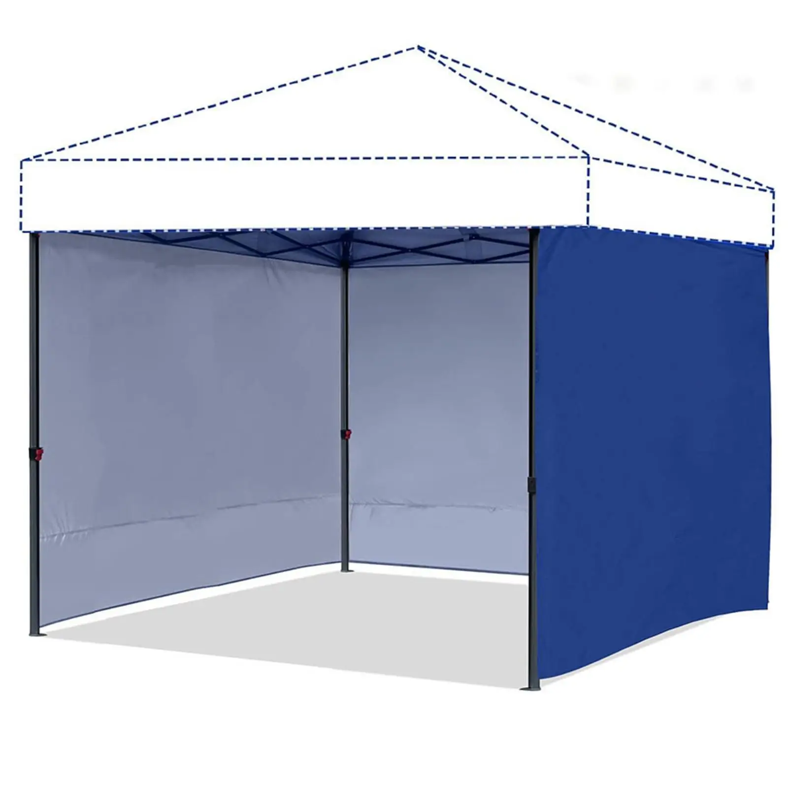 

3 Pieces Instant Canopy Tent Sidewalls Sunwall for Gazebo Outdoor Patio