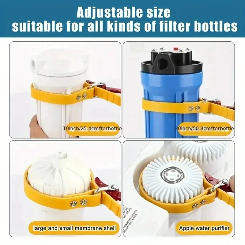 1 PCS 6-inch Adjustable Belt Wrench Plastic Multi-function Bottle Opener Universal Auto Repair Filter Hardware Tool